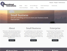 Tablet Screenshot of operational-innovations.com